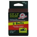 Gator Finishing Ali Industries 3205 2.5 x 16 in. Bi-Directional Sanding Belt; 2 Pack 646933